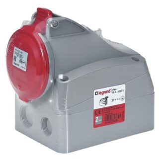 Розетка накладная 16А 380В 3К+Н+З IP44 Leg 090160 Leg 090160