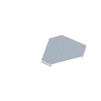 Крышка для угла горизонтального 90град. осн.200 сталь 0.7мм ЛМсК-90Г цУТ2.5 оцинк. СОЭМИ Н0122410114