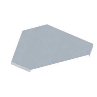 Крышка для угла горизонтального 90град. осн.400 сталь 0.7мм ЛМсК-90Г цУТ2.5 оцинк. СОЭМИ Н0122410116