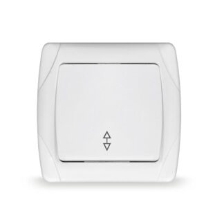 Переключатель проходной 1-кл. СП Маргарита 10А IP20 бел. UNIVersal М0025