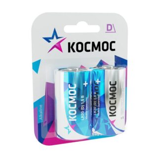 Элемент питания алкалиновый D/LR20 Максимум BP2 (блист.2шт) КОСМОС KOCLR20MAX2BL