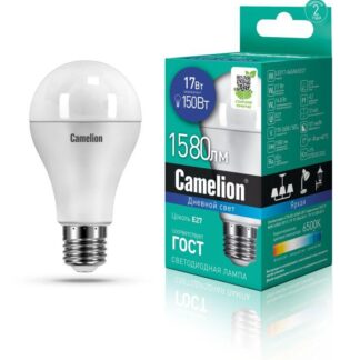 Лампа светодиодная LED17-A65/865/E27 17Вт 220В Camelion 12653