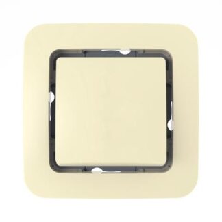 Переключатель перекрестный 1-кл. СП Lillium 10А IP20 без вставки крем. Makel 71205