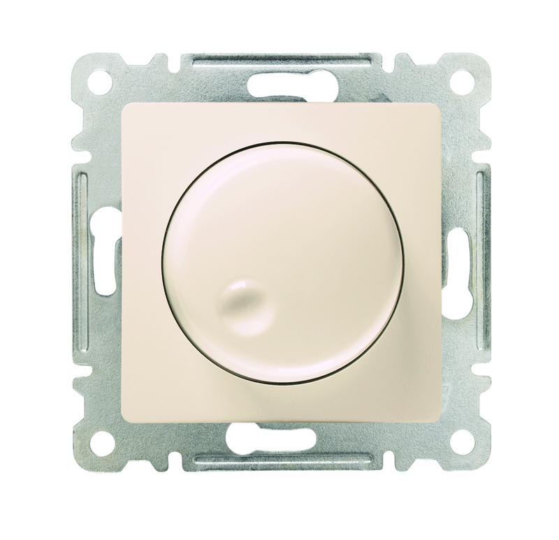 Механизм светорег. Lillium 600ВТ поворот. крем 30010011