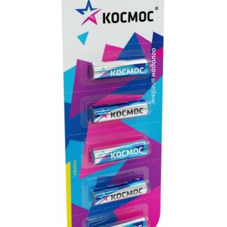 Элемент питания алкалиновый AA/LR6 BP-5 (блист.5шт) КОСМОС KOCLR65BL