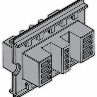 Держатель шины медной L=75мм (уп.24шт) ABB 1STQ007427A0000