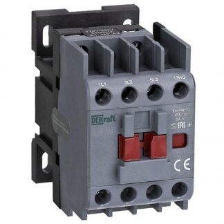Контактор КМ-102 3п 9А кат. 230В AC 1НО AC-3 AC-4 DEKraft 22001DEK
