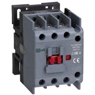 Контактор КМ-102 3п 25А кат. 230В AC 1НО AC-3 AC-4 DEKraft 22004DEK