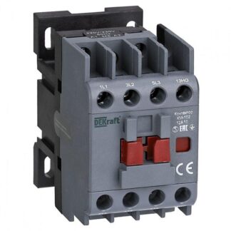 Контактор КМ-102 3п 12А кат. 400В AC 1НО AC-3 AC-4 DEKraft 22018DEK