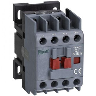 Контактор КМ-102 3п 18А кат. 400В AC 1НО AC-3 AC-4 DEKraft 22019DEK