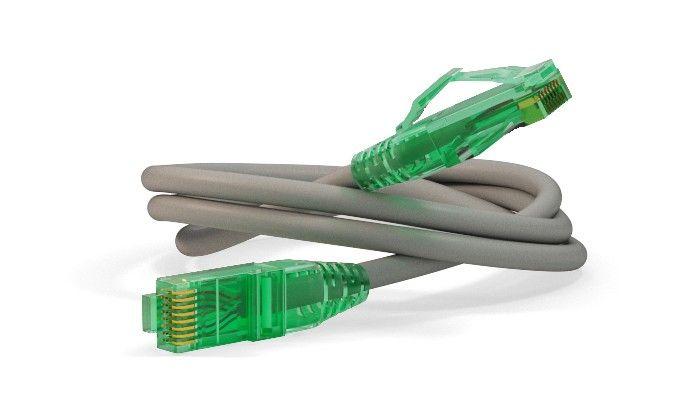 Патч-корд PC-LPM-UTP-RJ45-RJ45-C6a-10M-LSZH-GY UTP кат.6а 10G LSZH 10м сер. Hyperline 222259