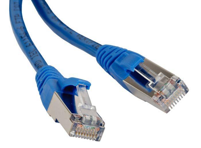 Патч-корд кат.5E F/UTP экранир. LSZH PC-LPM-STP-RJ45-RJ45-C5e-1M-LSZH-BL; 1м син. Hyperline 230086