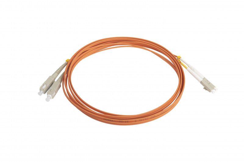 Патч-корд FC-D2-50-LC/PR-SC/PR-H-3M-LSZH-OR волоконно-оптический (шнур) MM 50/125 LC-SC duplex LSZH 3м Hyperline 28386