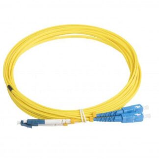 Патч-корд FC-D2-9-LC/UR-SC/UR-H-5M-LSZH-YL (FC-9-LC-SC-UPC-5M) вол.-опт. SM 9/125 (OS2) LC/UPC-SC/UPC duplex LSZH 5м Hyperline 28390