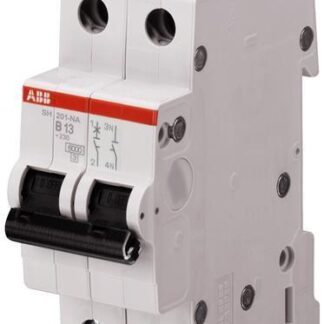 Выключатель автоматический модульный 2п (1P+N) C 32А 6кА SH201 C 32 NA ABB 2CDS211103R0324