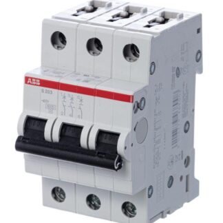 Выключатель автоматический модульный 3п C 50А 6кА S203 C50 ABB 2CDS253001R0504