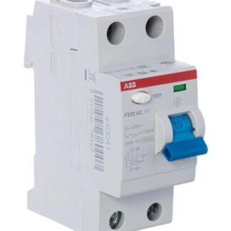 Выключатель дифференциального тока (УЗО) 2п 16А 10мА тип AC F202 ABB 2CSF202001R0160