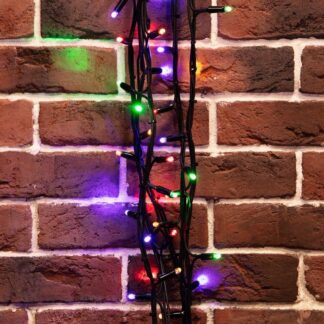 Гирлянда светодиодная управляемая"Нить" 20м 240LED мультиколор 20Вт 220-240В IP67 8 режимов провод каучук черн. (нужен контроллер 217-204) Neon-Night 303-329