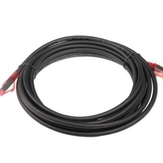 Патч-корд PC-LPM-STP-RJ45-RJ45-C5e-5M-LSZH-BK FTP экран. кат 5e 5м черн. Hyperline 30965