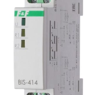 Реле импульсное BIS-414 (управление двумя нагрузками; монтаж на DIN-рейке 230В 2х8А 2х1Z IP20) F&F EA01.005.005
