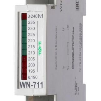 Указатель напряжения WN-711 (1ф светодиод. шкала 35мм 230В IP20 монтаж на DIN-рейке) F&F EA04.007.004