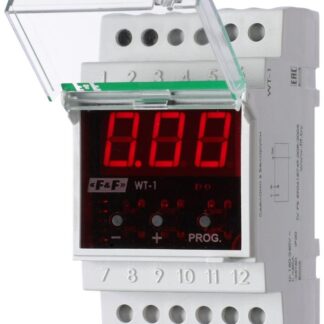 Указатель тока WT-1 (однофазный; 0.5-50А; цифровая индикация; монтаж на DIN-рейке 35мм 160-260В AC IP20) F&F EA04.008.001