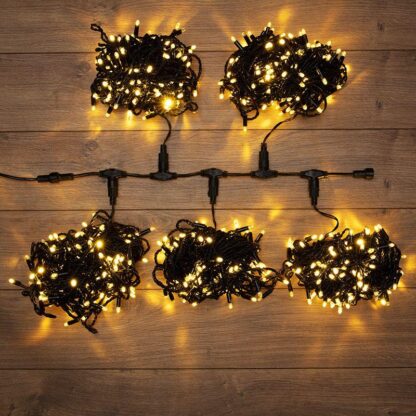 Гирлянда светодиодная "LED ClipLight" 5 нитей х20м 665LED тепл. бел. 50Вт 24В IP65 трансф. в компл. Neon-Ni...