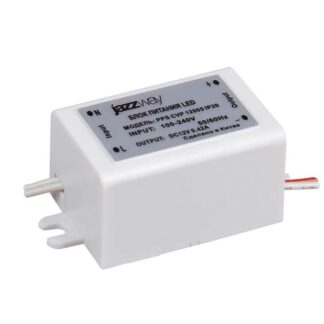 Блок питания для светодиодной ленты 5Вт 0.13А-0.07А 12В IP20 PPS CVP 12005 пластик JazzWay 1032423