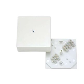 Коробка распределительная ОП 75х75х30мм с клемм. бел. HEGEL КРК2702-И