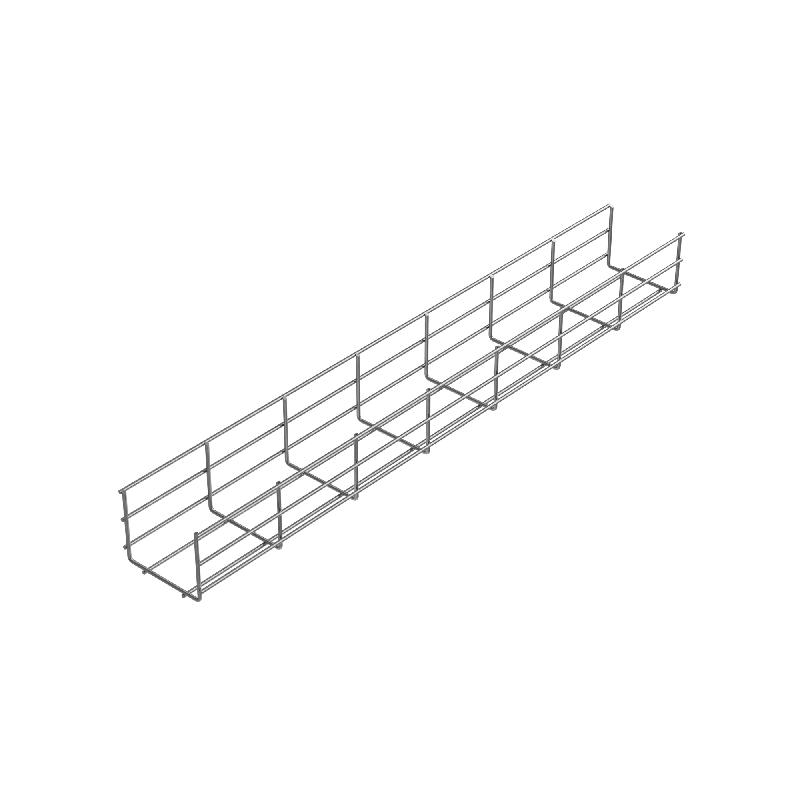 Лоток проволочный 100х85 L3000 сталь 4мм PL85-100-3000 оцинк. КМ LO1649