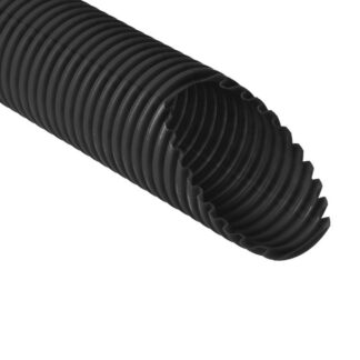 Труба гофрированная одностенная ПНД d110мм черн. (уп.100м) Ruvinil Т1-КЛ0-110(100)