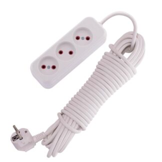 Удлинитель 3х10м без заземл. 16А IP20 Lila LEZARD 720-0310-303