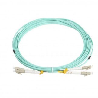 Патч-корд FC-D2-503-LC/PR-LC/PR-H-5M-LSZH-AQ волоконно-оптический(шнур) MM 50/125(OM3) LC-LC duplex 10G/40 LSZH 5м аква Hyperline 34456