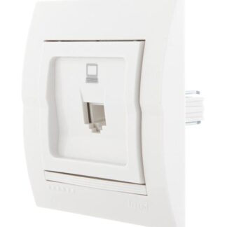 Розетка компьютерная СП Deriy RJ45 бел. LEZARD 702-0202-139
