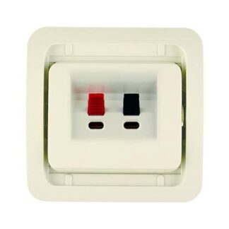 Розетка Hi-Fi СП Mimoza без вставки крем. Makel 32080