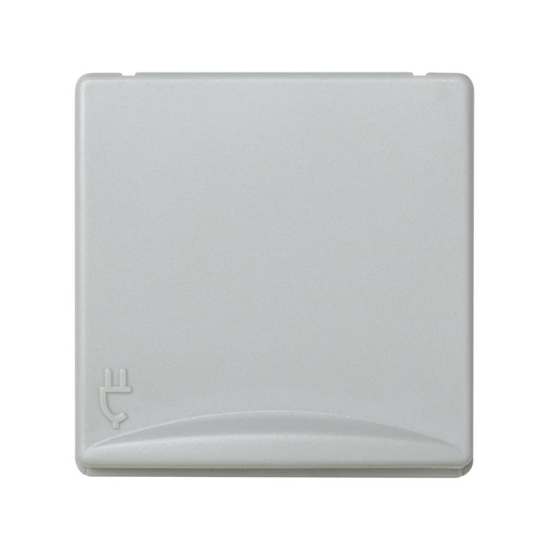 Розетка СП Simon 27 16А IP40 250В 2P+E с заземл. защ. шторки с откидн. крышкой винтов. клеммы широкий модуль механизм...