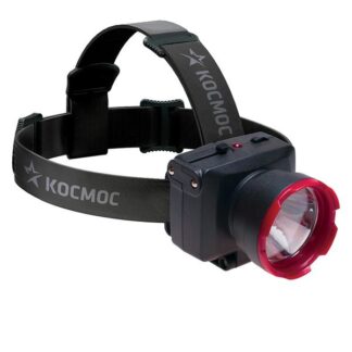 Фонарь аккумуляторный налобный H1W LED 1Вт 2 режима аккум. 0.5А.ч ЗУ 220В КОСМОС KOCAccuH1WLED