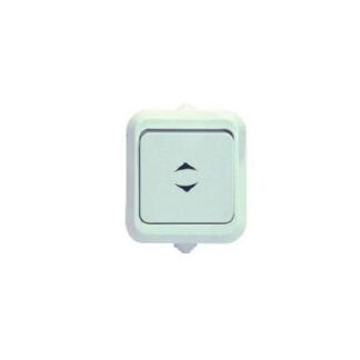 Переключатель проходной 1-кл. ОП 10А IP44 п/герм. бел. Makel 18303