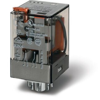 Реле универсальное 2CO 10А 24В AC FINDER 601280240040