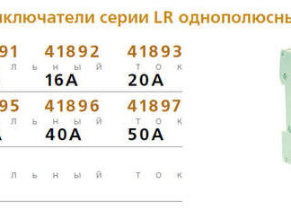 Выключатель автоматический модульный 1п C 50А 6кА LR Leg 604810