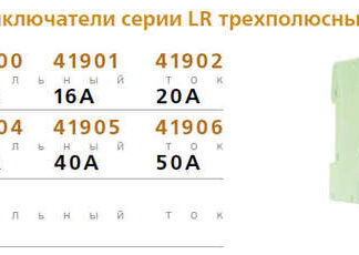 Выключатель автоматический модульный 3п C 6А 6кА LR Leg 604832