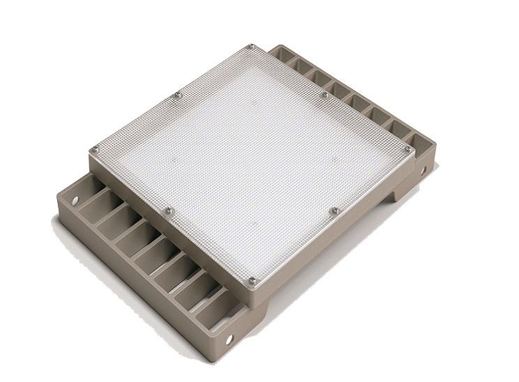 Светильник АТ-ДВО-07-33-65-X "Albatross" 33Вт 3800лм LED 5000К 120град. IP20 микропризма (решетка 200х200) ...