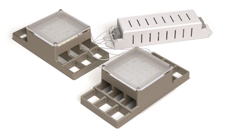 Светильник АТ-ДВО-07-33-25-Х "Albatross" 33Вт 4100лм 5000К 120град. IP20 микропризма (решетка 86х86)Атон АТ...