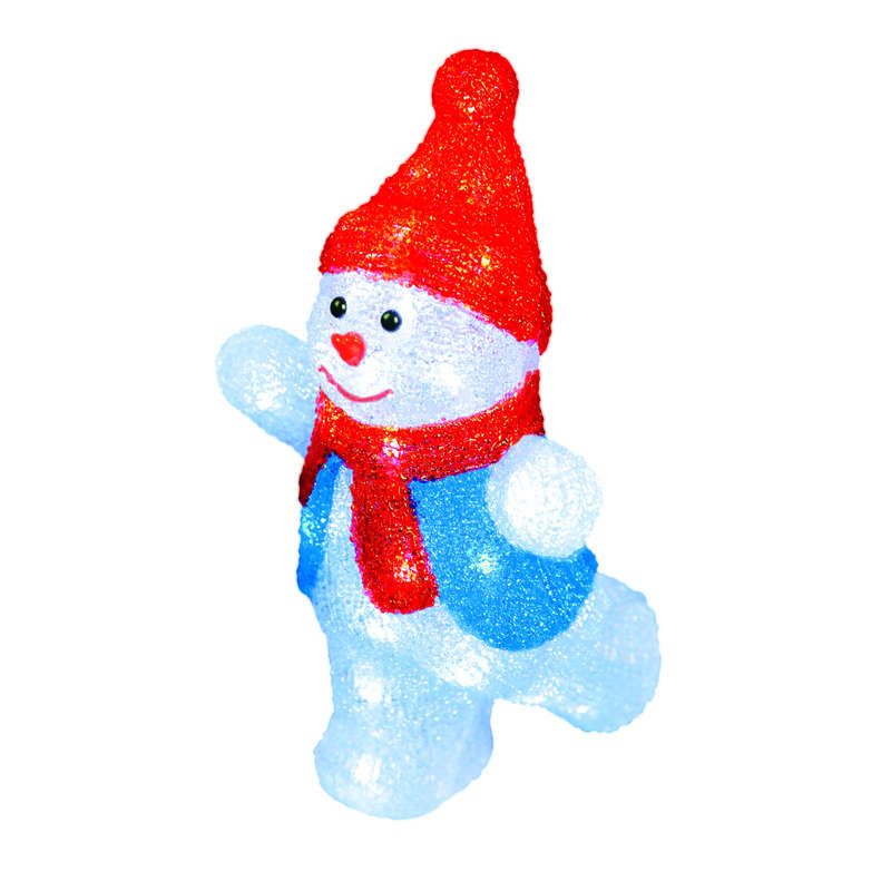 Гирлянда светодиодная "Снеговик-2" ULD-M2234-040/STA WHITE SNOWMAN-2 40 LED 22х17х34см бел. IP20 Uniel 11030