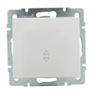 Переключатель проходной 1-кл. СП Rain IP20 механизм бел. LEZARD 703-0288-105