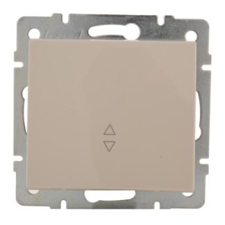 Переключатель проходной 1-кл. СП Rain IP20 механизм крем. LEZARD 703-0388-105