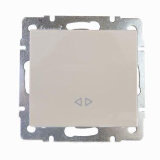 Выключатель промежуточный 1-кл. СП Rain IP20 механизм крем. LEZARD 703-0388-107