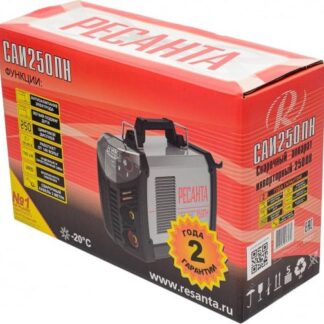 Инвертор сварочный САИ-250ПН 250А d6 140-240В IP21 форсаж дуги Ресанта 65/21