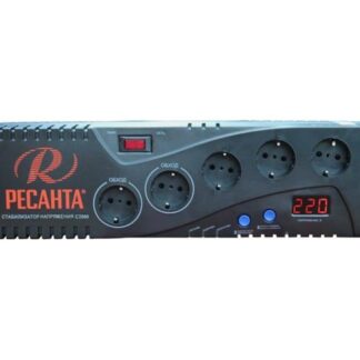 Стабилизатор напряжения С2000 1ф 1.9кВт IP20 бытовой Ресанта 63/6/34