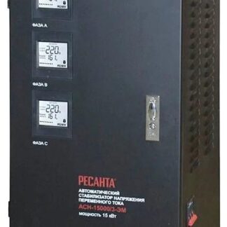 Стабилизатор напряжения АСН-15000/3 3ф 15кВт IP20 электромех. Ресанта 63/4/5